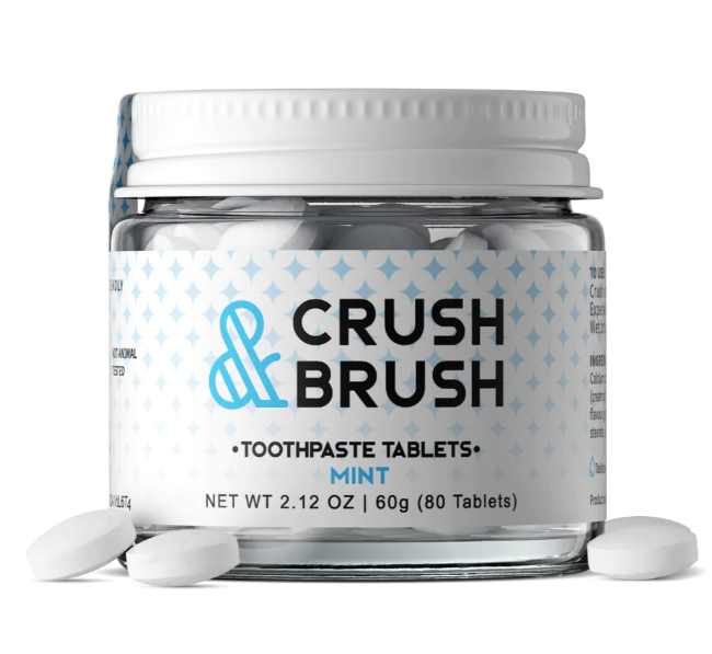 CRUSH & SWISH MINT 50G - MOUTHWASH TABLETS