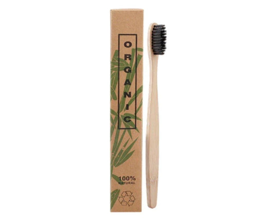 Bamboo Toothbrush  Charcoal Infused Soft Bristle