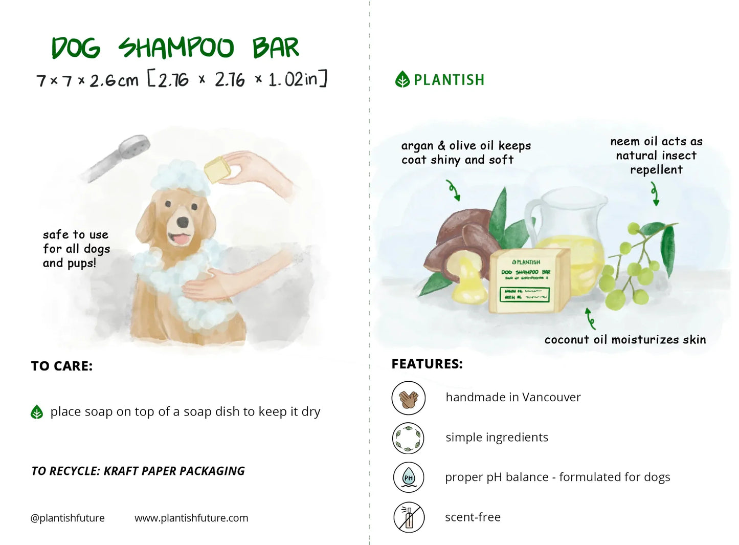 Dog Shampoo Bar