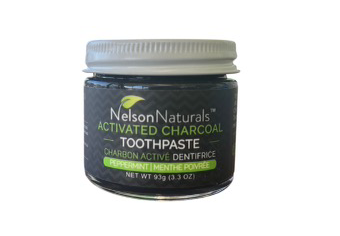 Nelson Naturals - Activated Charcoal Toothpaste - Peppermint