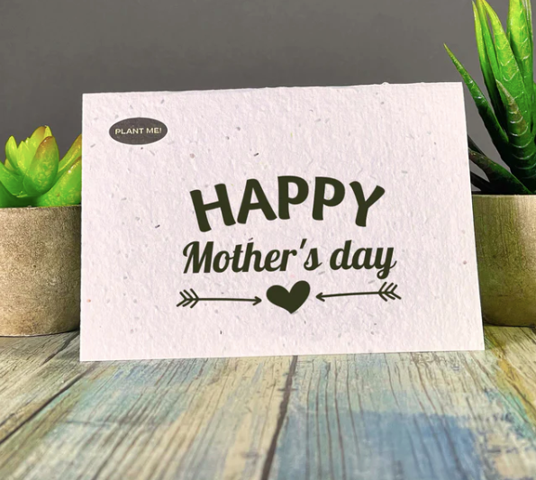 Arrow's & Heart Mothers Day Plantable Greeting Card